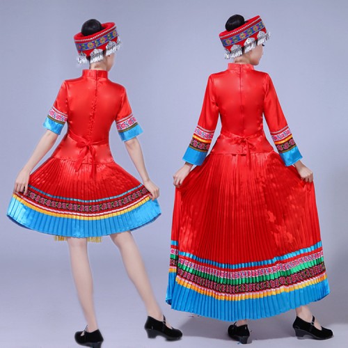 classical traditional chinese miao folk dance costumes for women miao hmong clothes hmong-clothes china national clothing